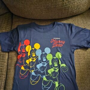 Disney Mickey Mouse Kids Shirt - Navy with Colorful Design